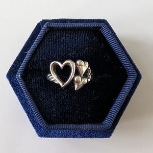 Hearts .925 silver ring